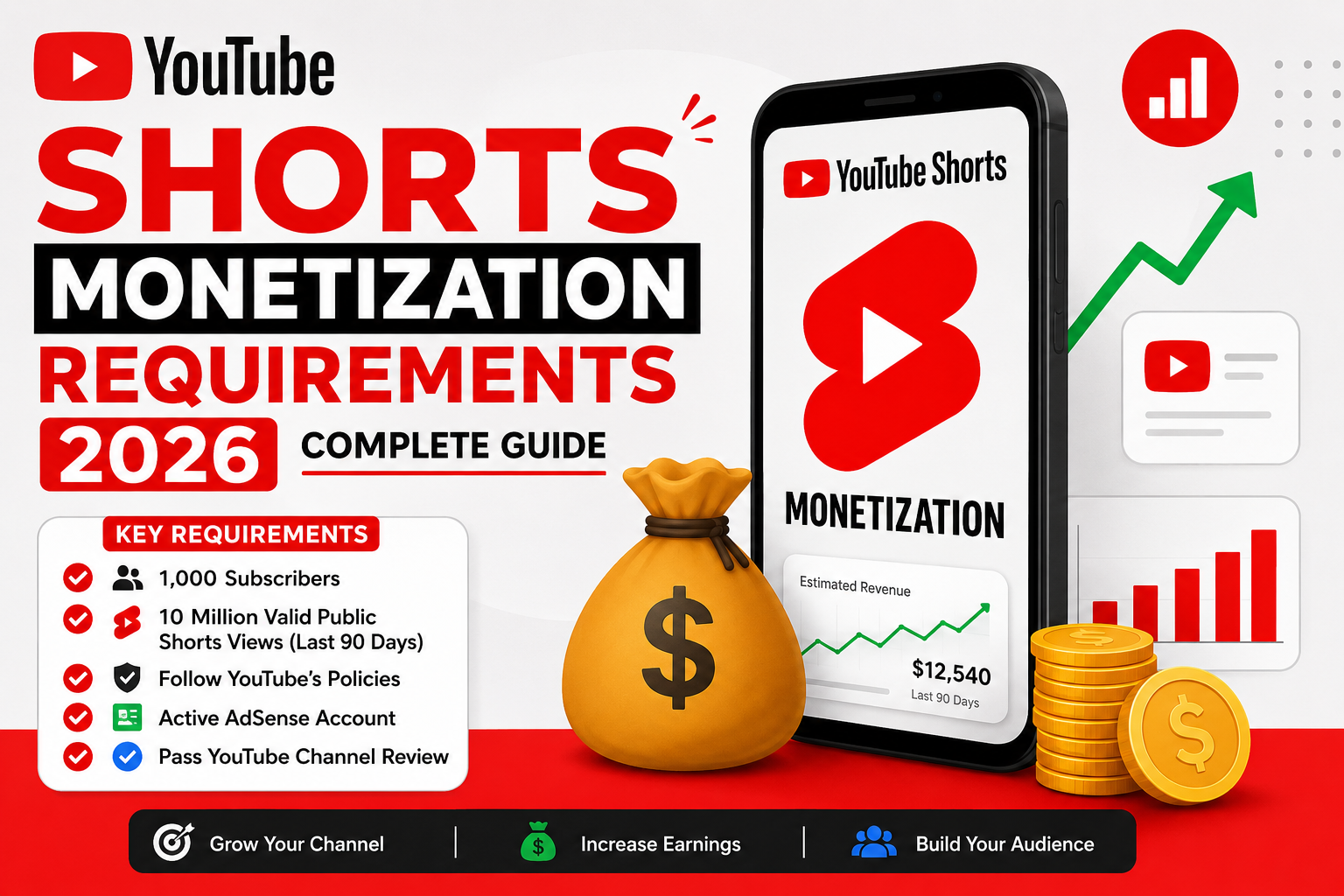 YouTube Shorts Monetization Requirements 2026
